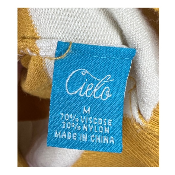 Mustard yellow and cream striped v neck sweater preppy academia collegiate med - Picture 4 of 6